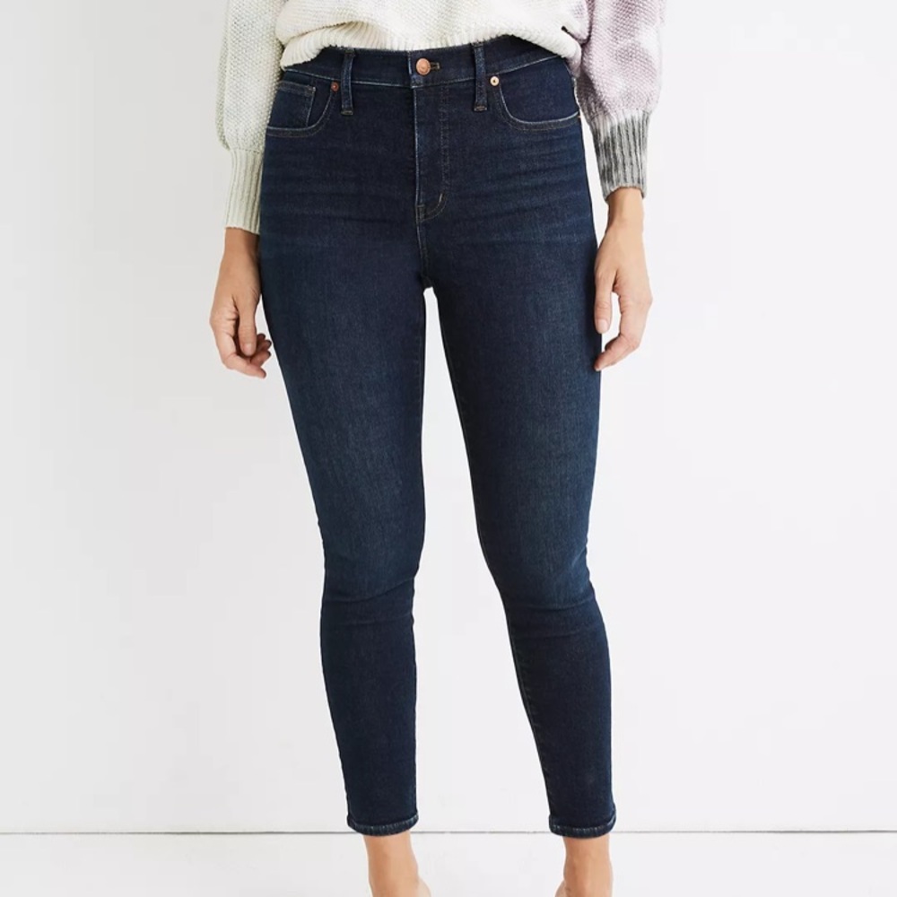 NWT Madewell 9" High-Rise Skinny Jeans size 24W Petite (37P)
